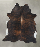 Dark Brindle Cowhide Rug #B17806