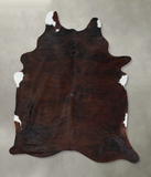 Dark Brindle Cowhide Rug #B17812