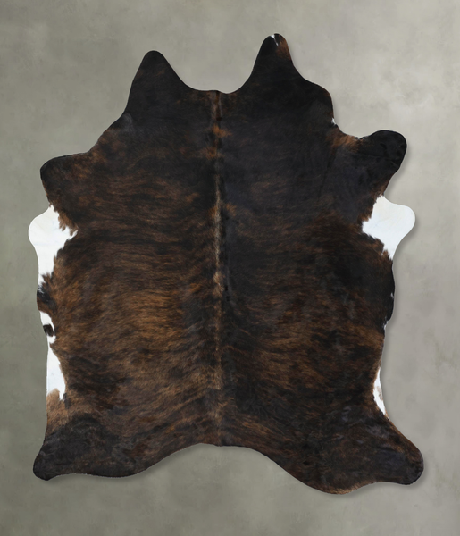 Dark Brindle Cowhide Rug #B17814