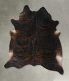 Dark Brindle Cowhide Rug #B17819
