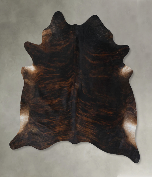 Dark Brindle Cowhide Rug #B17819