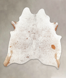 Salt and Pepper Brown Cowhide Rug #B1783