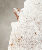 Salt and Pepper Brown Cowhide Rug #B1783