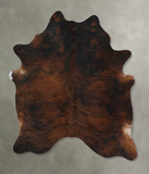Dark Brindle Cowhide Rug #B17839