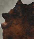 Dark Brindle Cowhide Rug #B17839