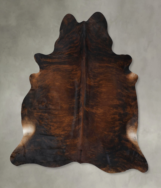 Dark Brindle Cowhide Rug #B17840