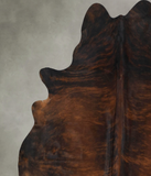 Dark Brindle Cowhide Rug #B17840