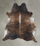 Dark Brindle Cowhide Rug #B17842