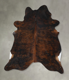 Dark Brindle Cowhide Rug #B17856