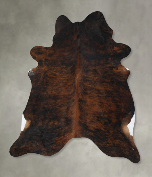 Dark Brindle Cowhide Rug #B17856