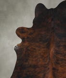 Dark Brindle Cowhide Rug #B17856