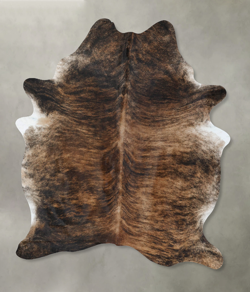 Dark Brindle Cowhide Rug #B17871