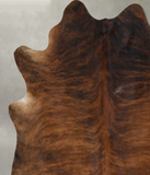 Dark Brindle Cowhide Rug #B17874