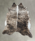 Grey Brindle Cowhide Rug #B17894