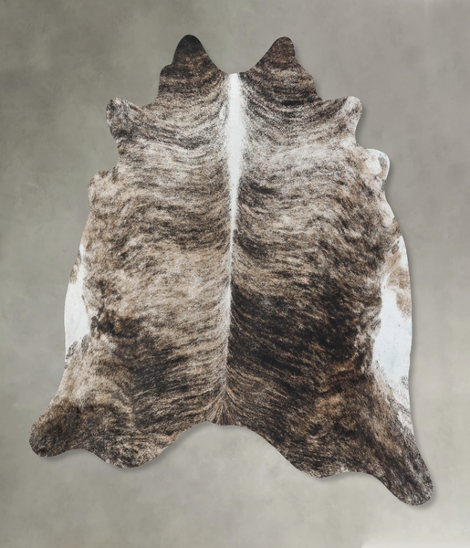 Grey Brindle Cowhide Rug #B17894