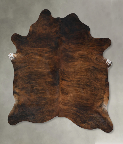 Dark Brindle Cowhide Rug #B17906