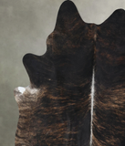 Dark Brindle Cowhide Rug #B17909