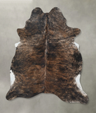 Dark Brindle Cowhide Rug #B17948