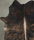 Dark Brindle Cowhide Rug #B17973