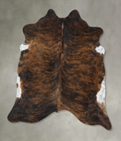 Dark Brindle Cowhide Rug #B17975