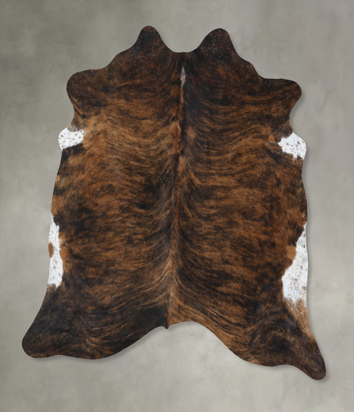 Dark Brindle Cowhide Rug #B17975