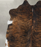 Dark Brindle Cowhide Rug #B17975
