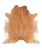 Solid Brown Cowhide Rug #B1805HUDSN