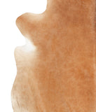 Solid Brown Cowhide Rug #B1805HUDSN