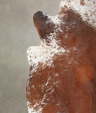 Salt and Pepper Brown Cowhide Rug #B1810