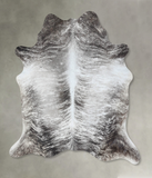 Grey Brindle Cowhide Rug #B18209