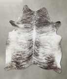 Grey Brindle Cowhide Rug #B18231