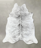 Grey Brindle Cowhide Rug #B18260