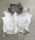 Grey Brindle Cowhide Rug #B18266