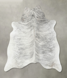Grey Brindle Cowhide Rug #B18317