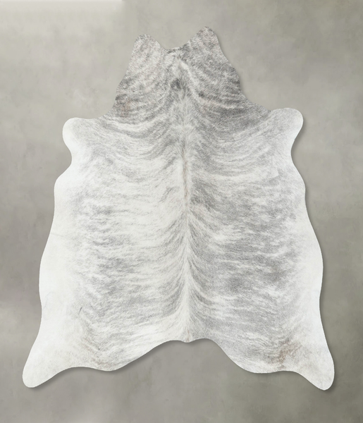 Grey Brindle Cowhide Rug #B18317