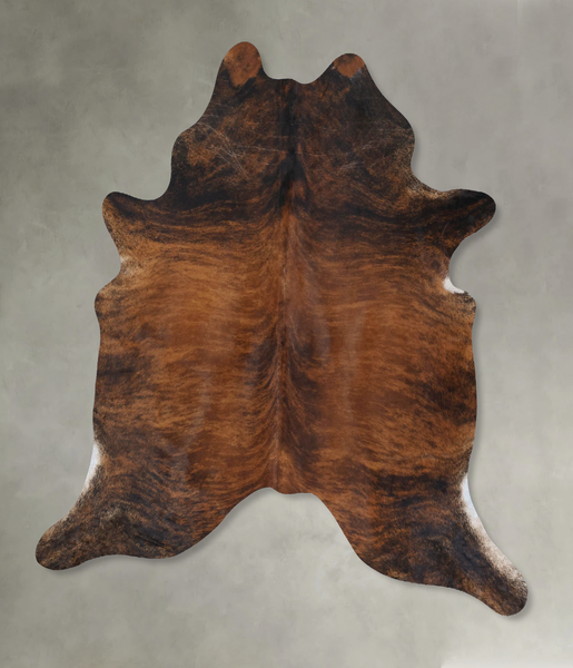 Dark Brindle Cowhide Rug #B18381