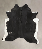 Black and White Cowhide Rug #B1844