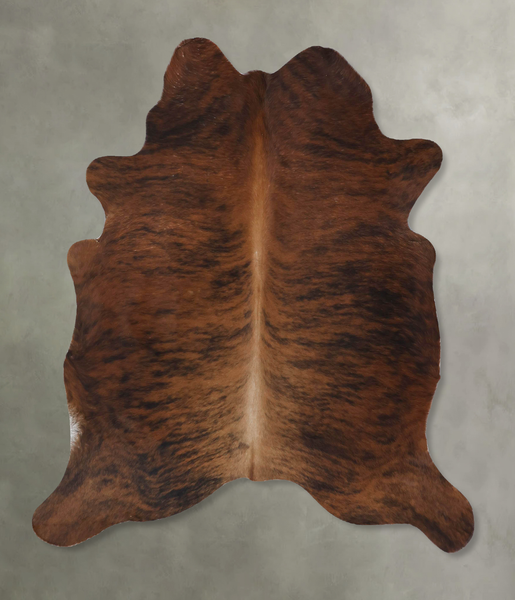 Dark Brindle Cowhide Rug #B18465