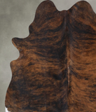 Dark Brindle Cowhide Rug #B18468