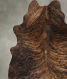 Dark Brindle Cowhide Rug #B18472
