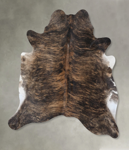 Dark Brindle Cowhide Rug #B18482
