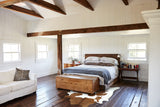 Brown and White Cowhide Rug #B18617