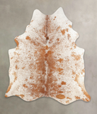 Salt and Pepper Brown Cowhide Rug #B1879