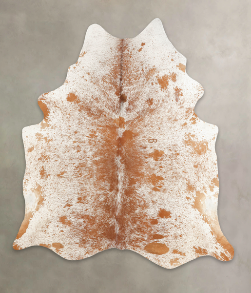 Salt and Pepper Brown Cowhide Rug #B1879