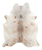 Salt and Pepper Brown Cowhide Rug #B1882HUDSN