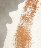 Salt and Pepper Brown Cowhide Rug #B1885
