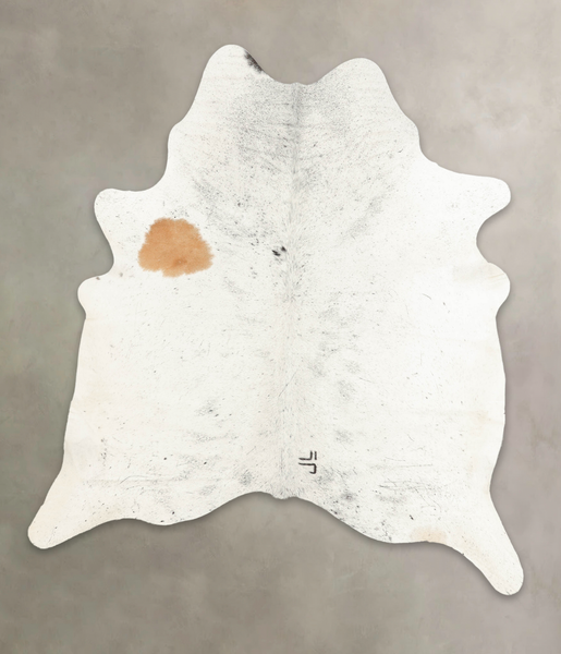 Salt and Pepper Black Cowhide Rug #B1901