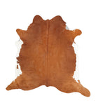 Brown and White Regular Cowhide Rug #B1904HUDSN