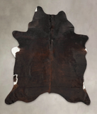 Dark Brindle Cowhide Rug #B1941