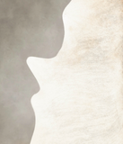 Beige Cowhide Rug #B1955